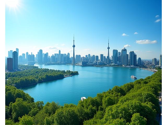 Summer view from CN Tower