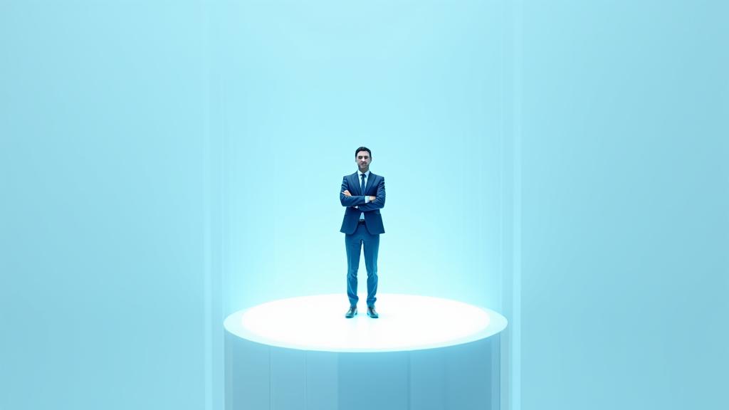 Conceptual image of a safety net under a person, symbolizing protection and preparedness